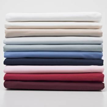 FLAT SHEETS (WHITE) - QUEEN BED