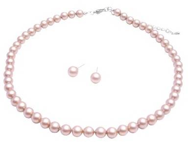 Pearl Necklace and Earring Combo