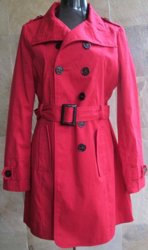 Red Jacket with Stylish Buttons