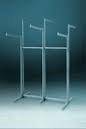 INDUSTRIAL CLOTHING RAIL 6 ARM