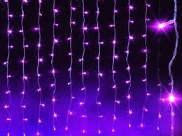 Connectable Curtain Fairy Lights (2m Wide, x 1,7m Long) - Purple