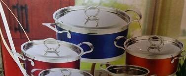 Cookware Set with ss cover (10PCS)