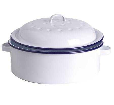 ROASTER ENAMEL 20cm ROUND 1st-GRADE