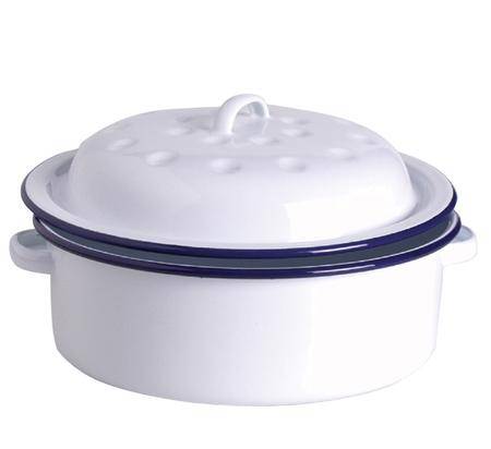 ROASTER ENAMEL 26cm ROUND 1st-GRADE