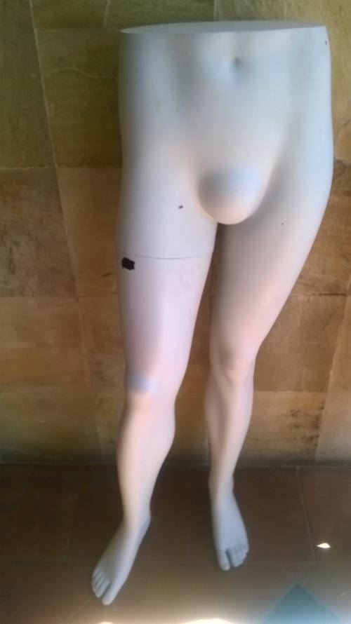 second hand mannequins(mens legs only)(standing/right leg stance)