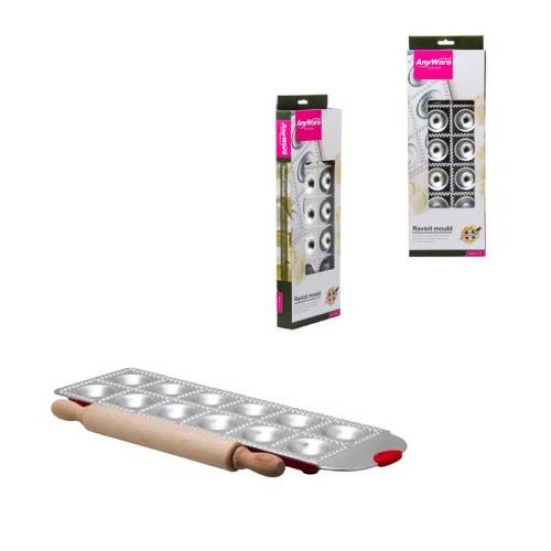 KITCHEN 'ANYWARE' RAVIOLI MOULD 12 ROUND -57MM