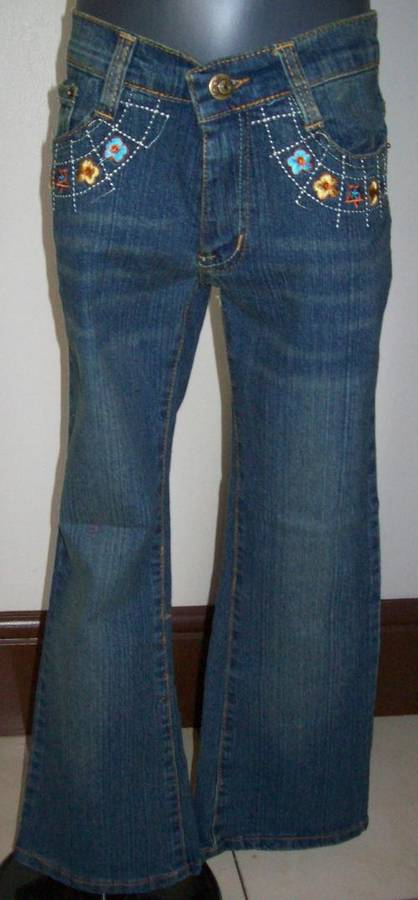 Girls embroided Jeans