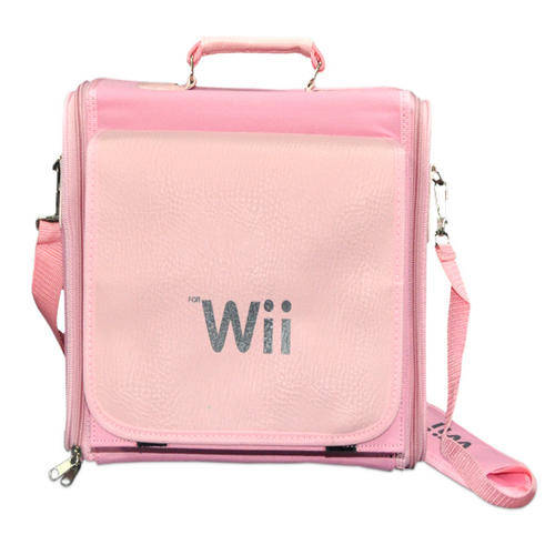 Pink Nintendo Console Wii NEW Carrying Travel Bag Case