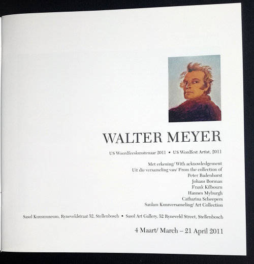 Walter Meyer Catalogue - Out of Print and Scarce - FINE