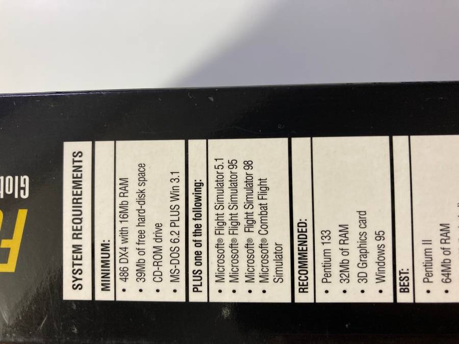 Microsoft Flightsim 98, EFIS 98 and FS Global Scenery Upgrade