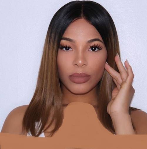 Long Bob with middle path Ombre adjustable straps same day dispatch