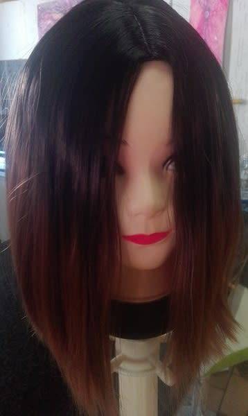 Long Bob with middle path Ombre adjustable straps same day dispatch