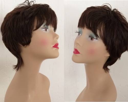 Indian Remy Hair Short Human Hair wig with adjustable straps same day dispatch