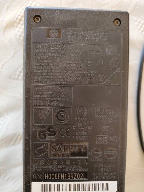 **ORIGINAL** HP Printer Power Supply 0957-2262 BLUE CONNECTOR