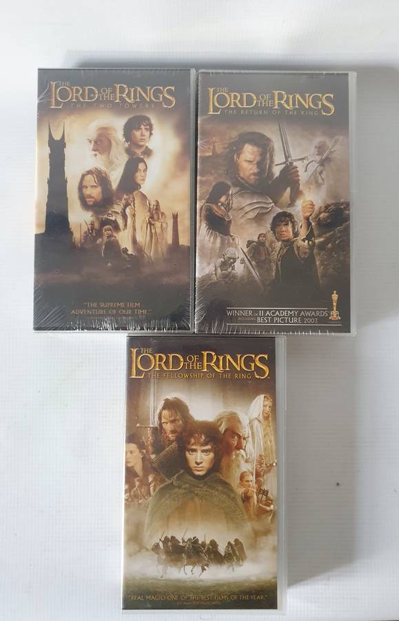 Lord of The Rings VHS Tapes ( 2 Sealed )
