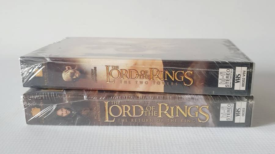 Lord of The Rings VHS Tapes ( 2 Sealed )