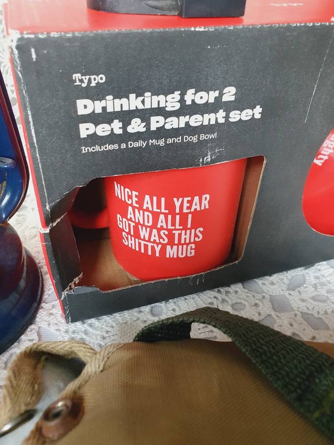 Vintage Ice Bucket, Oil Lantern, Army Water Bottle, Typo Mug & Bowl, Metal Coins and Light