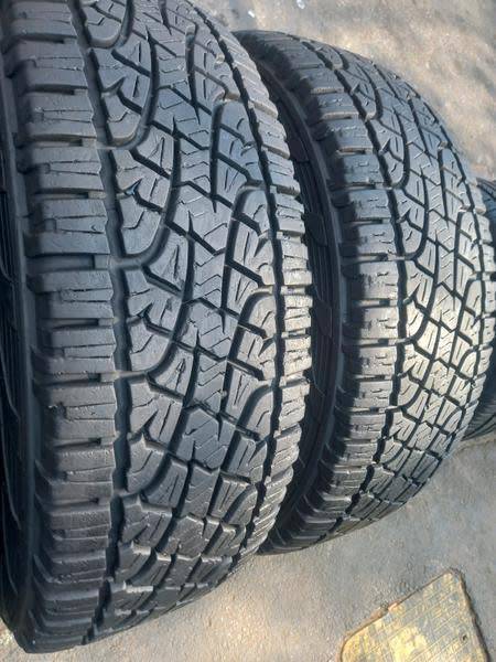 Set of 265/60/18 × 4 Pirelli Scorpoin ATR. Tyres have approx 80% life