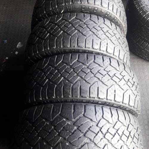Set of 4 x 255/55/19 Goodyear Duratrac tyres. Life on them is 79%