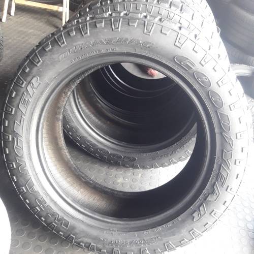 Set of 4 x 255/55/19 Goodyear Duratrac tyres. Life on them is 79%