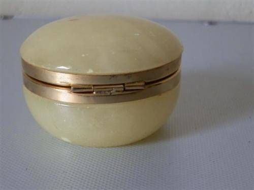 Very Nice Vintage Marble Trinket Box