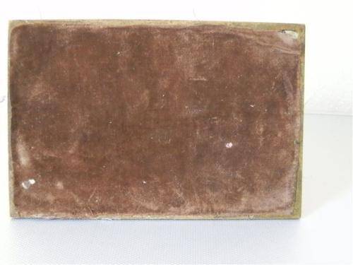 Antique brass gnomes paper weight