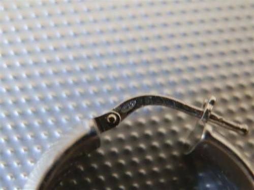 Sterling Silver Earrings - weight 5.4 g