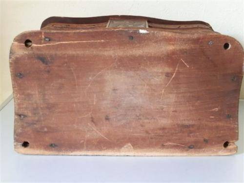 Antique Carved Wooden Jewellery Box