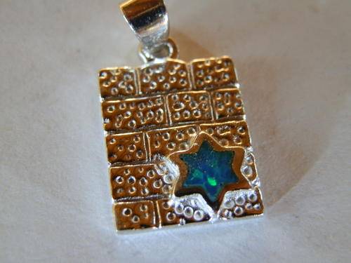 New solid sterling silver natural Australian opal pendant - two (2) weeks to pay