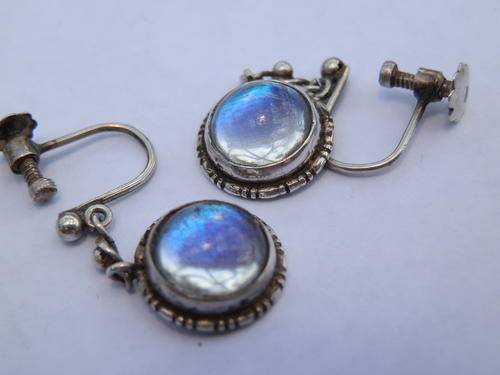 Antique silver butterfly wing earrings - thirty (30) days to pay