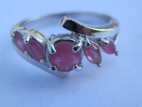 New sterling silver ruby ring - thirty (30) days to pay