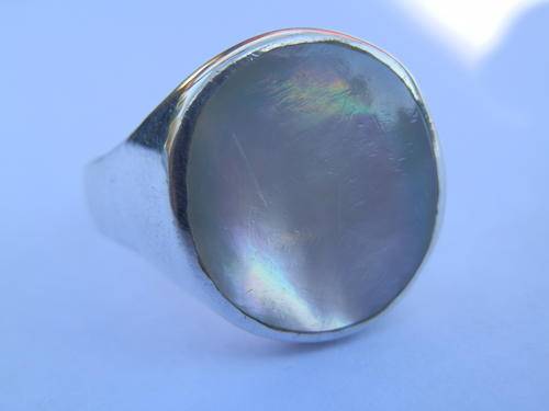 Heavy (8.35g) sterling silver ring - thirty (30) days to pay