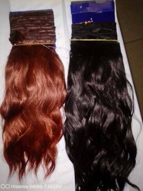 100% Human hair x 2