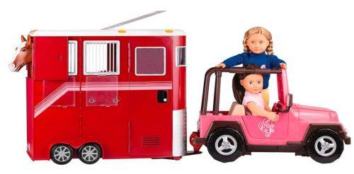 Our Generation Deluxe Mane Attraction Horse Trailer With Accessories