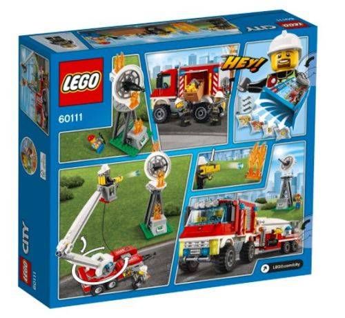 LEGO 60111 City Fire Utility Truck Set (Discontinued by Manufacturer 2016) Hard-to-find