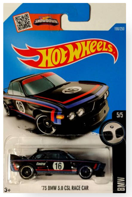 Hot Wheels `73 BMW 3.0 CSL Race Car