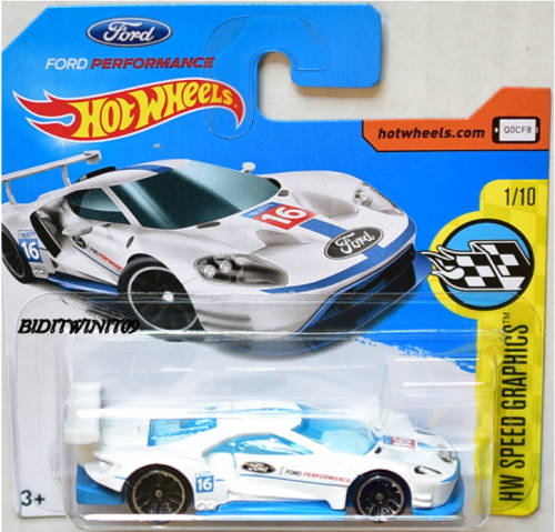Hot Wheels 2017 HW Speed Graphics 2016 Ford GT Race