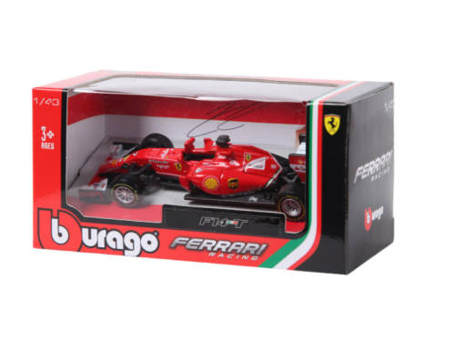 Formula One 2014 F1 Ferrari F14T Racing Signed By Kimi Raikkonen Bburago 1:43