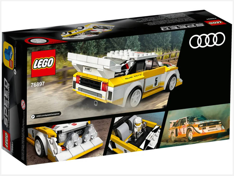 LEGO 76897 Speed Champions 1985 Audi Sport Quattro S1(Discontinued by Manufacturer 2020)Hard-to-find