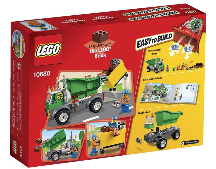 LEGO 10680 Juniors Garbage Truck (Discontinued by Manufacturer 2015) Very Rare