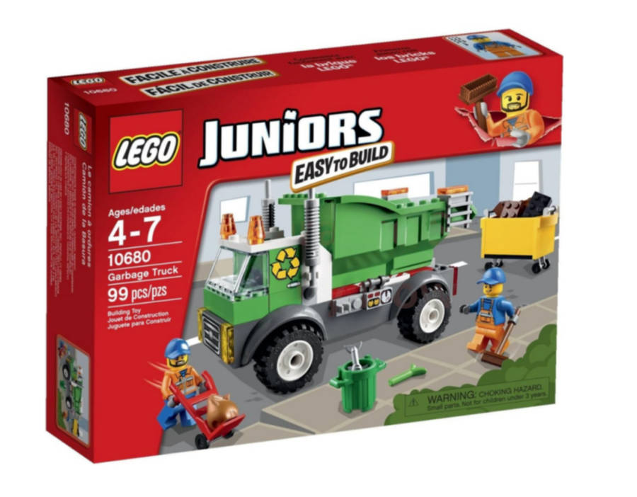LEGO 10680 Juniors Garbage Truck (Discontinued by Manufacturer 2015) Very Rare