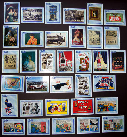 PEPSI COLA HIGH QUALITY COLLECTORS TRADING CARDS FROM 1994 - SERIES 1 - FULL SET OF 100 CARDS