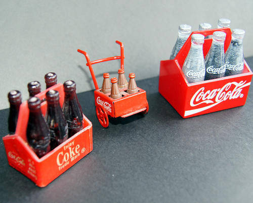 COCA COLA COKE BOTTLES MINIATURES COLLECTION (also check out my other Coke & Pepsi items)