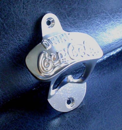 COCA COLA COKE WALL MOUNT BOTTLE OPENER