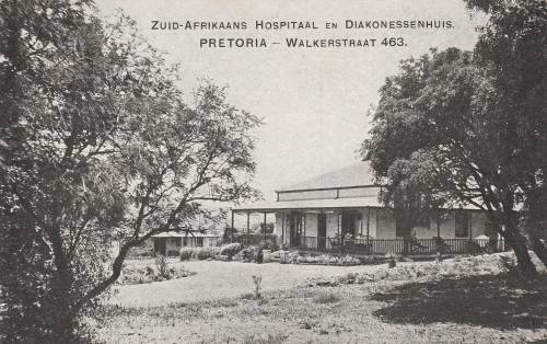 ANTIQUE POSTCARD ZUID-AFRIKAANS HOSPITAAL PRETORIA