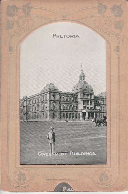 ANTIQUE POSTCARD(BOOK POST) GOVERNMENT BUILDINGS PRETORIA