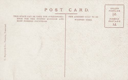 ANTIQUE POSTCARD (C.BASSON) ROMAN CATHOLIC CHURCH PRETORIA