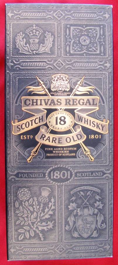 CHIVAS REGAL WHISKY 18 YEAR RARE OLD