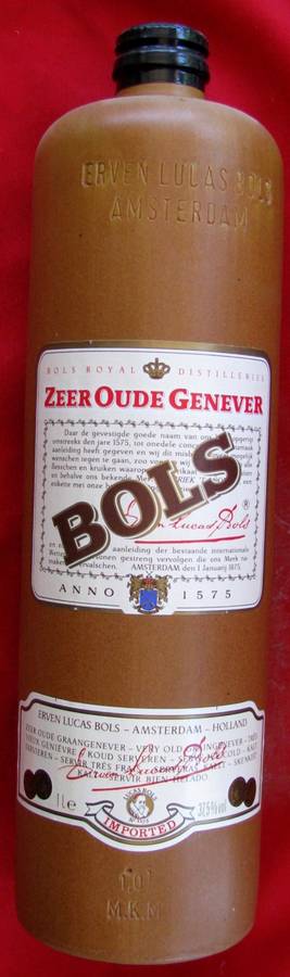ERVEN LUCAS BOLS ZEER OUDE GENEVER 1 LITRE