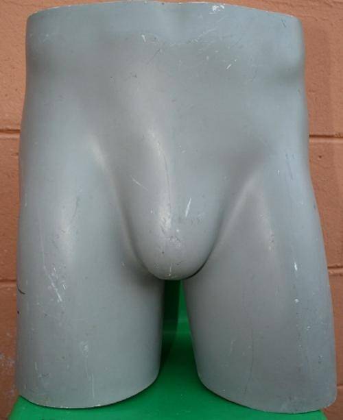 male underwear display mannequin